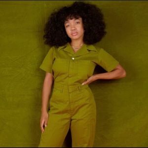 For Trade Only - Big Bud Press Jumpsuit in Olive, S